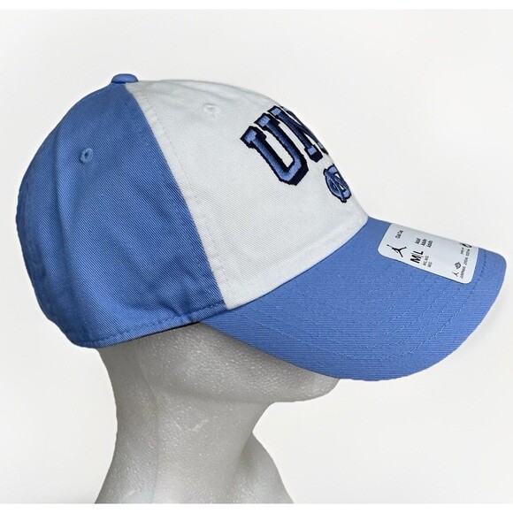 North Carolina Tar Heels UNC Nike Script Strap Club Hat Jordan Jumpman Blue New - Picture 6 of 7